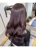 ピンクラベンダー　艶髪　レイヤーカット　名古屋/栄/矢場町