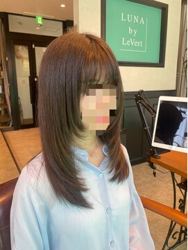 ルナバイルヴェール(LUNA by LeVert) セミロングレイヤー　顔まわりレイヤー