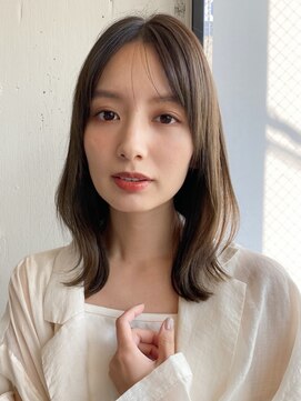 エトラ 渋谷店(etora) 前髪 アンブレラカラー こなれミディ イメチェン ウェーブパーマ