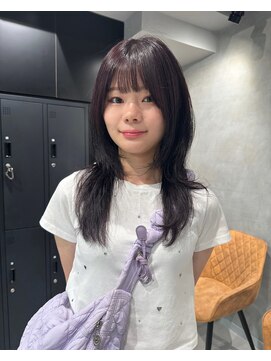 シャルムバイケンジ(Charm.by KENJE) 【 秋ヘア 】ぶどうカラー/レイヤーカット/ボルドーカラー