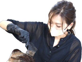 ゴッパヘアデザイン 実籾店(58GOPPA!hair design)の写真/ダメージレスにこだわり色持ちも艶感もUP☆髪に優しい薬剤で理想の髪色に♪あなたのなりたいを叶えます☆