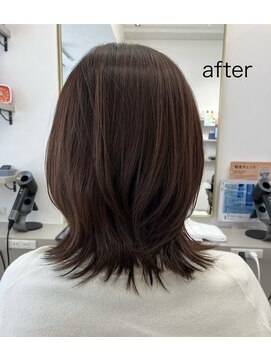 アルビス(arbis) 白髪ぼかし/ショート/ショートカット/ショートボブ/縮毛矯正