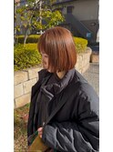 ミルクティーベージュグレージュボブオレンジブラウン新百合ヶ丘