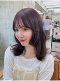 イメチェン美髪小顔似合わせカットサイドバングレイヤーカット