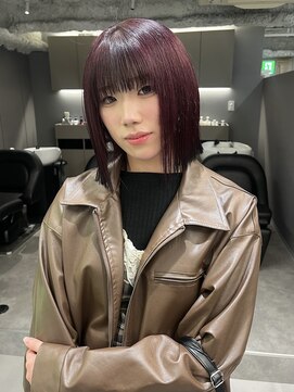 ロテ 名古屋 名駅店(Lote.) イメチェン/ホワイトブロンド/外ハネボブ/美髪/名駅