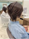襟足外はねくびれショート