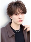 フェザーパーマシースルーバングレイヤーカット