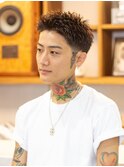 スパイキーショート　テーパーフェード２