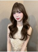 【ろみおStyle】ぱっつん前髪/韓国ヘア/ロング/福岡/博多