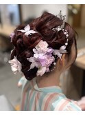 【ウェディングフォトヘアセット】結婚式ヘア