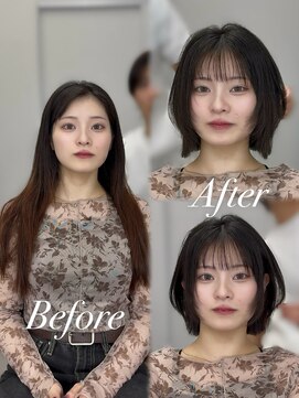 プラチナ(PLATINA) ハッシュボブレイヤーボブ韓国ボブ