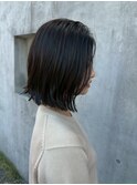 黒髪アンニュイボブ