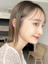 サンドイエナ 横浜店(sand yena)&nbsp;ボブディオリーブベージュ髪質改善縮毛矯正フェイスレイヤー