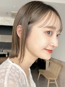 サンドイエナ 横浜店(sand yena) ボブディオリーブベージュ髪質改善縮毛矯正フェイスレイヤー