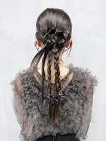 アルバム 銀座(ALBUM GINZA) ロング大人ガーリーおくれ毛前髪カット_ba575342