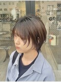 20代顔まわりレイヤー×ショートウルフ