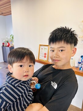 ミスターベイビー(Mr.BABY) ファミリーでの来店も大歓迎！ お子様のカットもお任せください