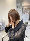 透明感のあるブラウンカラー