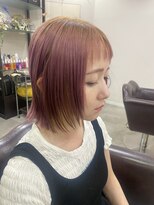 テラスオブベル(TERRAS of belle)&nbsp;ピンクベージュ×タイトミニボブ