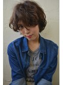 外国人風×カジュアル　ふわくしゅボブ
