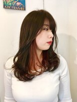 キーゼル(Kiesel)&nbsp;ダークピンク×ピンクハイライト