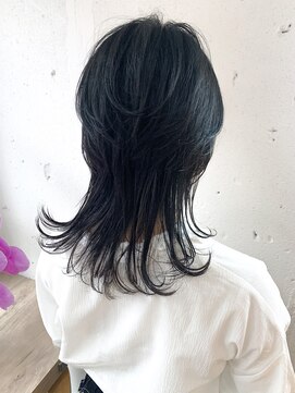 ヘアーワークス ヘルム 渋谷店(HAIR WORKS HELM) [HELM渋谷]ロングウルフ