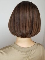 ジーナ セントラル銀座(Zina)&nbsp;セシルカットフリンジウェーブ×大人かわいい前髪ココアブラウン