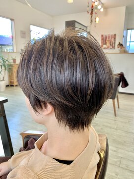 オレンジ(orange) 【orange大分賀来】大人女子ハンサムショートスタイル