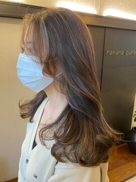 ナナナパレナ 梅田店(nanana parena) ハイライト×フェイスフレーミングで明るい印象＆オシャレ感UP♪