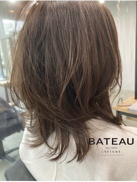 バトー バイ トリコ 船橋北口店(BATEAU by tricot) #ふんわりセミディ #グレーパール