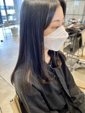 ヘアーエスクールステラ(hair S.COEUR stella) 大人かわいいナチュラルカラー/エアストレート/前髪なし