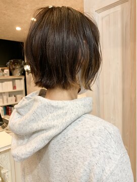 キャアリー(Caary) 福山美容室　人気　切りっぱなし外ハネボブイルミナカラーcaary