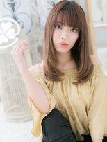 モッズヘア 越谷(mod's hair)&nbsp;大人可愛い小顔ハイライトミルクティーカラーc5越谷20代30代40代