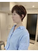 ショートボブ/大人巻き/ぷつっとボブ/ナチュラルモード/銀座駅