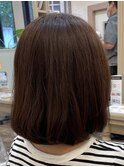 韓国風内巻きボブ×ウォームブラウン/澤瑞絵