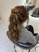 クランルシェ(clan luce)&nbsp;ふわふわポニーテール/心斎橋ヘアセット