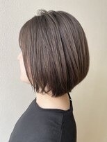 オウルヘアー(Owl hair)&nbsp;大人のラウンドボブ/内巻きボブ/アッシュブラウン