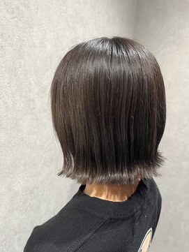 ラック 本厚木店(LUCK) グレージュ×ミニボブ