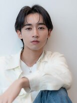 メゾンバイハバナ(maison by HAVANA)&nbsp;モテるメンズ波巻きツーブロック韓国風黒髪マッシュパーマウルフ