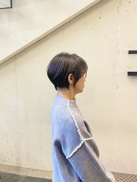 ハルキ ミナト ジャパン オオサカ(HARUKI MINATO japan OSAKA) 40代50代小顔似合わせカットくびレイヤーエモージュ大人可愛い