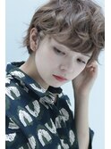 小顔フェミニン 丸みショートレイヤー