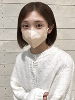 ルノン フィージュ(LUNON fieju)&nbsp;ボブ／ブラウン／切りっぱなしボブ