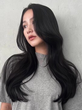 ノイ(noi) 顔周りレイヤーカットくびれヘアミルクティーベージュカラー