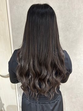 ビス ヘア アンド ビューティー 西新井店(Vis Hair＆Beauty) 【艶感★シースルーバング】韓国 髪型 大人可愛いウェーブ巻き髪