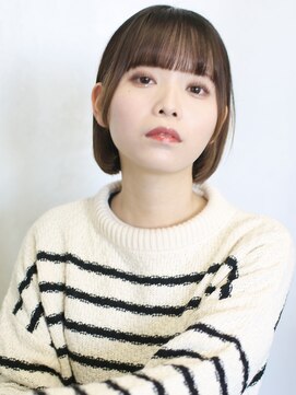 バース(BIRTH) 天神【BIRTH】似合わせカット丸みボブ髪質改善耳掛け20代　13