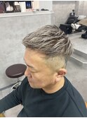 メンズ白髪ぼかし 村上大樹