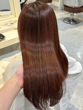 ギグス 栄店(gigs) ツヤ髪レッドブラウン