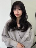 フェミニンロング/似合わせカット/メルティカラー/2wayバング1