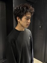アウル 心斎橋(owl) 【スパイキーショート×パーマ】短髪/メンズパーマ/men's