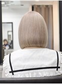 !ダブルカラーホワイトブロンド金髪ホワイトベージュ#原宿